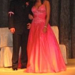 Night Moves Prom Dress - Coral